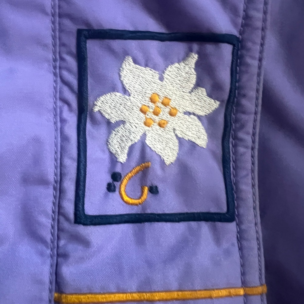 Rawik Kids Purple Insulated Snow Suit One Piece Ski Bib Hooded Girls XL 6X - Picture 3 of 13